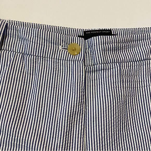 Talbots Black and White Striped Women Shorts - Picture 5 of 16